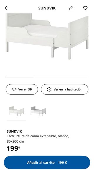 Cama infantil Sundvik Ikea