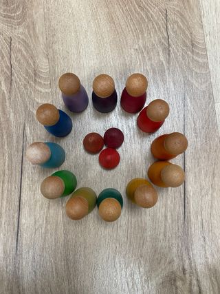 Grapat Nins Arcoíris Madera