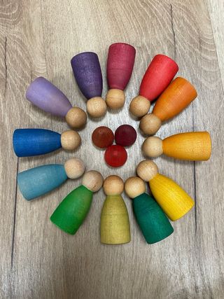 Grapat Nins Arcoíris Madera