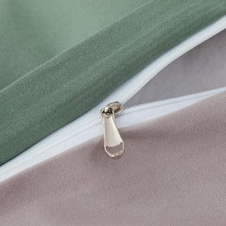 Funda Nórdica cama de 140 x 200 cm, color verde topo, suave y acogedor, de microfibra