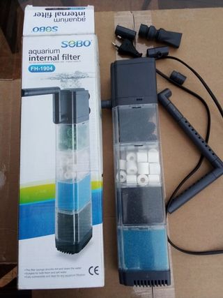 filtro acuario grande 1550 litros/h interno pecera