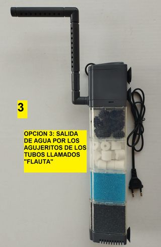 filtro acuario grande 1550 litros/h interno pecera