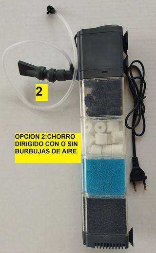 filtro acuario grande 1550 litros/h interno pecera