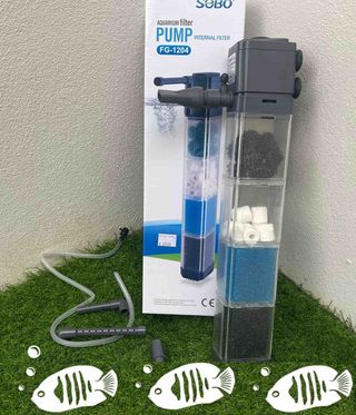 filtro acuario grande 1550 litros/h interno pecera