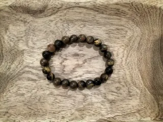 Pulsera Ojo de Tigre Marrón y Dorado