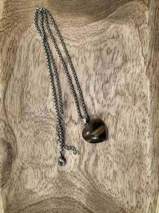 Colgante Corazón Ojo de Tigre