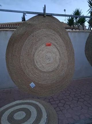 Alfombra redonda esparto 140cm