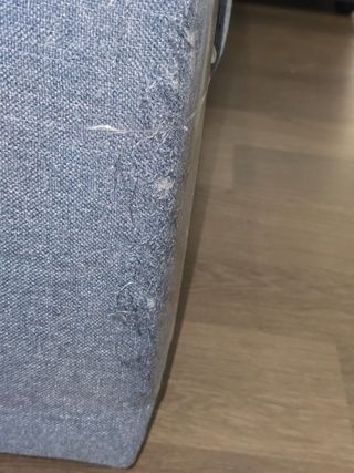 Sofá Eskilstuna chaise longue azul. Ikea