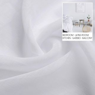 Cortina para Ventana Salon Translúcidas 1 Pieza 300×225cm