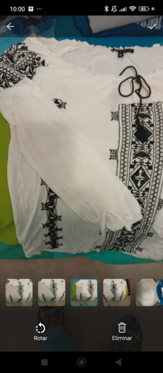 Camiseta Tintoreto Mujer Talla M muy amplia