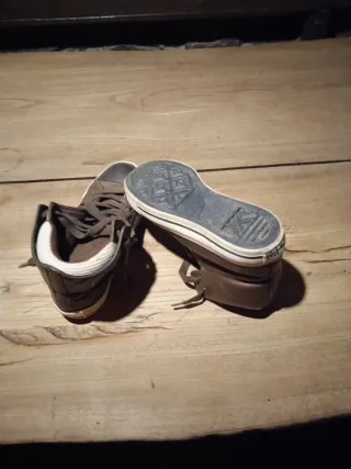 Playeros Converse Marrones de piel