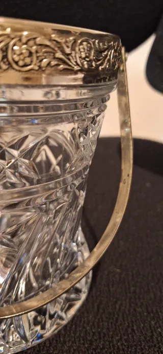 Secchiello portaghiaccio cristallo vintage