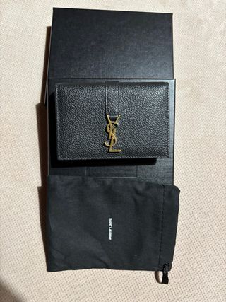 Portacarte Saint Laurent nero