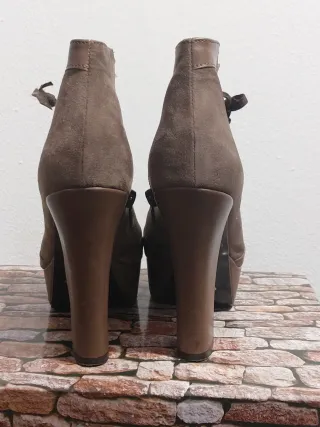 Tronchetti donna tacco alto plateau