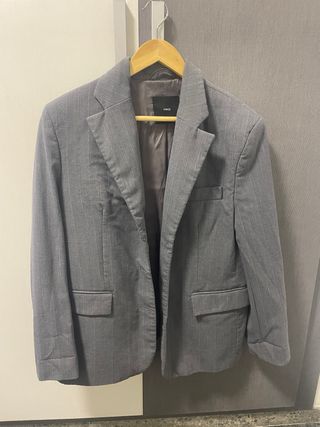 Americana Mango Gris Rayas