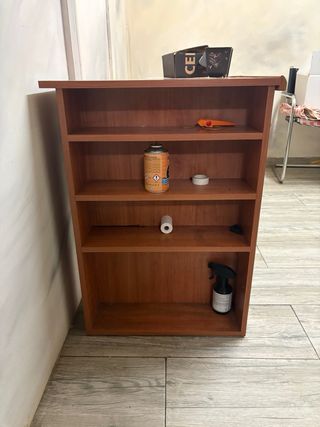 Mesa de escritorio madera con cajón