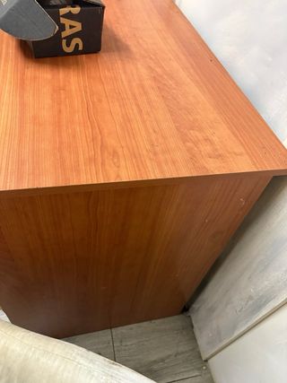 Mesa de escritorio madera con cajón