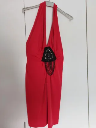 Abito estivo corto donna rosso