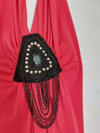 Abito estivo corto donna rosso