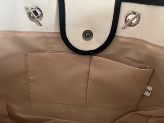 Borsa Chanel Tela Bianca e Nera