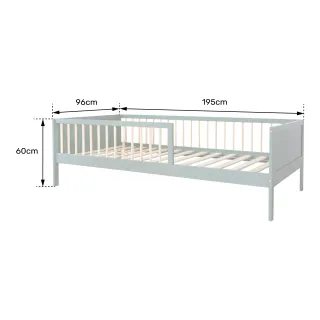 CAMA INFANTIL VERDE 190x90cm ADAM