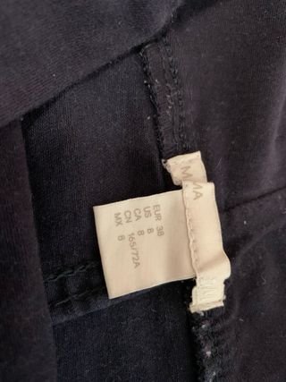 Pantalón premamá H&M Negro Talla 38