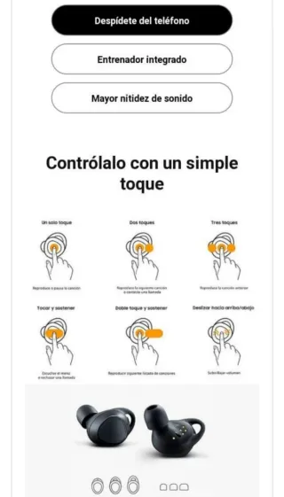 Samsung Gear Iconx 2018 Auriculares Inalámbricos