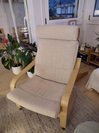 Sillón Poäng Ikea Madera Abedul
