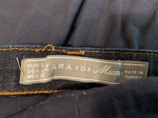 Vaqueros premamá Zara Talla L