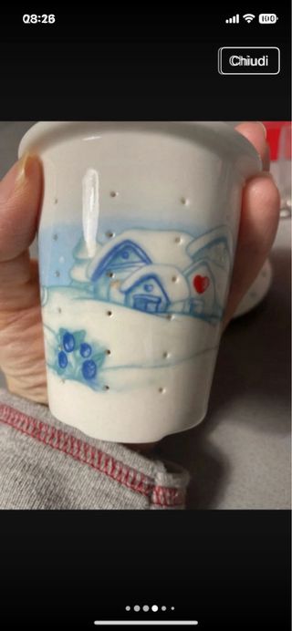 Teiera Thun Preludio d'Inverno Vetro Nuova