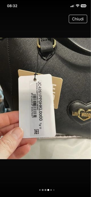 Borsa Love Moschino nera nuova