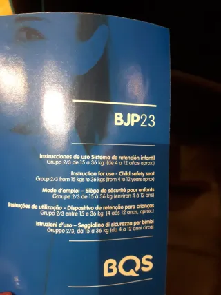 Silla coche grupo II y III