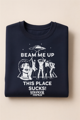 Strangher Things Camista Beam Me Up This Place