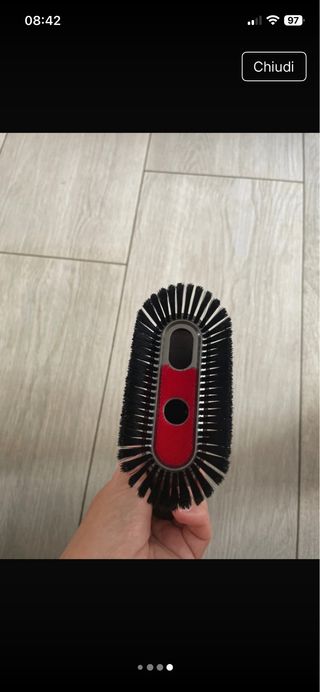 Mini spazzola Dyson nuova