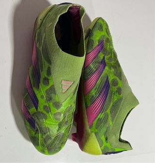 Botas de fútbol Adidas niño verdes