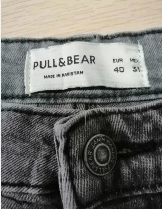Pantalón vaquero hombre gris