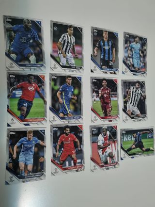 56 cards, 2 numeradas, estrellas, rc europa 2021!!