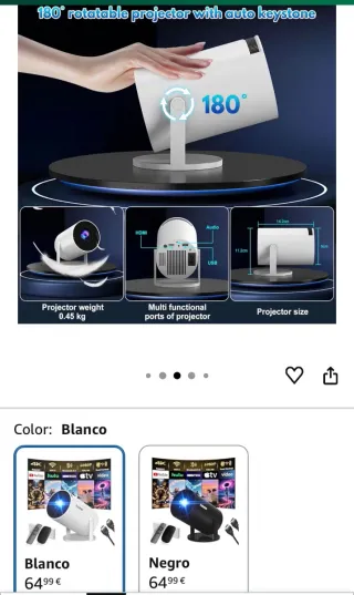 Mini Proyector Agima 2025 Nuevo Precintado