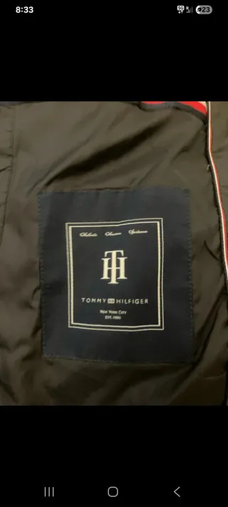 Abrigo Tommy Hilfiger azul marino