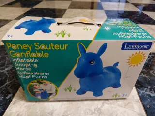 Pony Saltador Hinchable Lexibook Azul