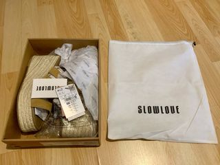 Cuñas esparto SLOWLOVE beige