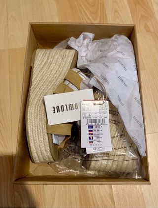 Cuñas esparto SLOWLOVE beige