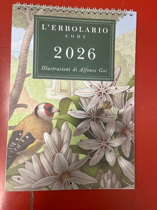 Calendario L'Erbolario 2026 Illustrazioni Alfonso