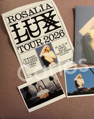 Vinilo Rosalía LUX + Cartel de la Gira 2026