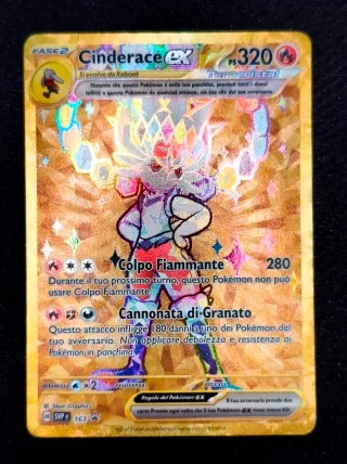 Cinderace EX Gold Promo SVP163 Pokémon