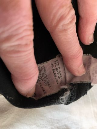 Pantalón vestir premamá negro talla 38