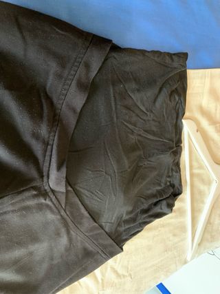 Pantalón vestir premamá negro talla 38