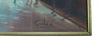 2 Cuadros Óleo Lienzo