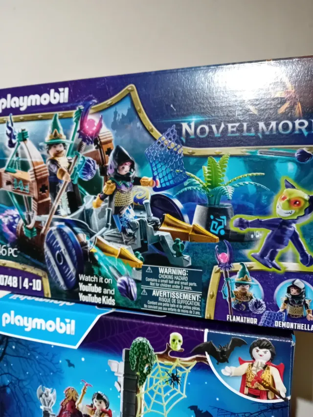 Playmobil Castillo Monstruos y carro bruja precint
