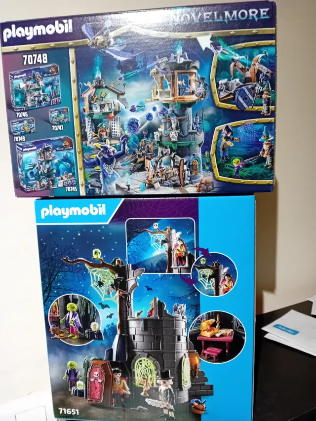 Playmobil Castillo Monstruos y carro bruja precint